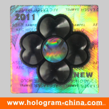 High Quality Custom Logo 2D 3D Holographic Laser Security Label